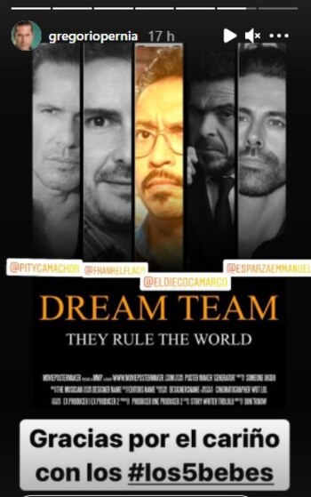 Historias en Instagram de Gregorio
