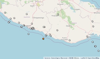 Temblor reportado en Oaxaca. (SSN)