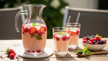 Agua de frutas cremosa casera: la receta refrescante y fácil que todos quieren probar