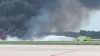 La aeronave N318JF había despegado hacia Austin y declaró emergencia a 16 millas náuticas; investigan el IDAC y la comisión de accidentes (Captura de pantalla de video de diputado Eugenio Cedeño)