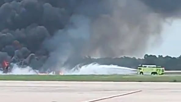 La aeronave N318JF había despegado hacia Austin y declaró emergencia a 16 millas náuticas; investigan el IDAC y la comisión de accidentes (Captura de pantalla de video de diputado Eugenio Cedeño)