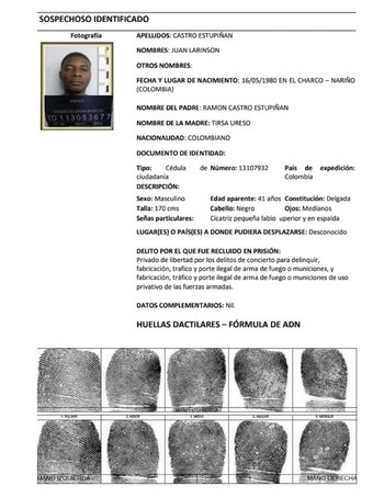 Circular naranja a alias Matamba