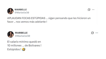 La cantante castigó el aumento