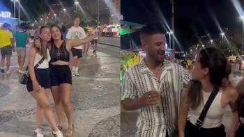 Una joven argentina y su