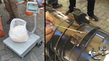 El cargamento ilegal tenía como