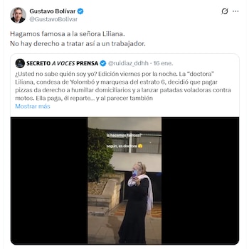 El exsenador rechazó el comportamiento