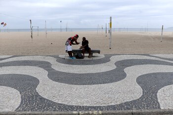 Un grupo de residentes de