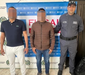 El otro detenido es crédito Fiscalía General de la Nación