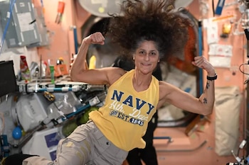 Antes del espacio Sunita Williams