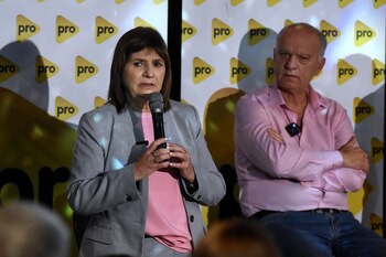 Patricia Bullrich y Néstor Grindetti,