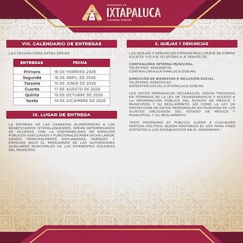 Fecha de entrega de la