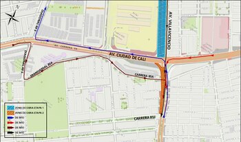 Desvíos que estableció la Secretaría