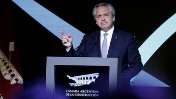 Alberto Fernández cerró la jornada