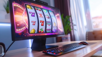 La mayor parte del tiempo, J. jugaba en los slots de los casinos ilegales online (Imagen ilustrativa Infobae)