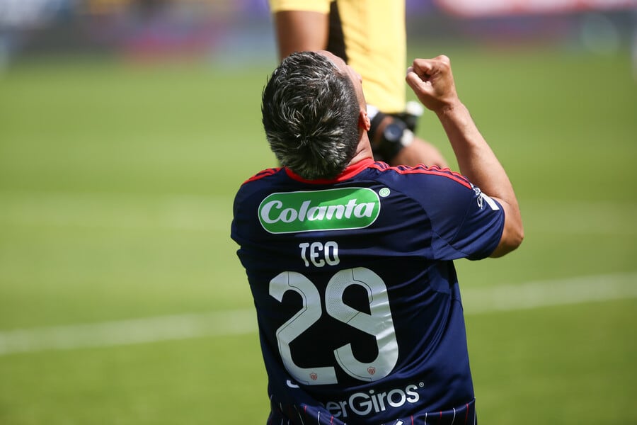 Teófilo Gutiérrez, capitán del Junior de Barranquilla, aseguró que llevará al equipo a las finales de la Liga BetPlay 2026-II - crédito Lina Gasca/Colprensa
