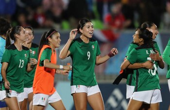 Kiana Palacios causó baja en la concentración de la Selección Mexicana Femenil para los clasificatorios rumbo a Brasil 2027, siendo reemplazada por Myra Delgadillo de Tuzas Pachuca. (REUTERS/Ivan Alvarado)