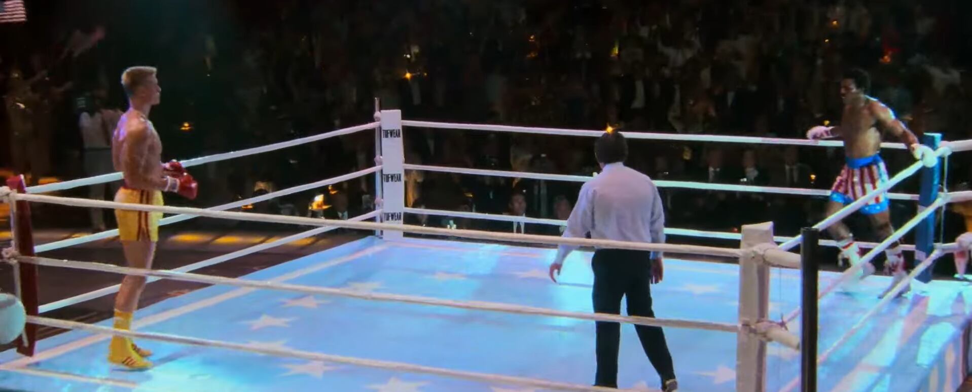 Lundgren destacó la tensión real en el set con Carl Weathers, quien interpretó a Apollo Creed en Rocky IV (Captura de video)