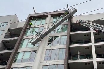 Tras el rescate, ambos trabajadores