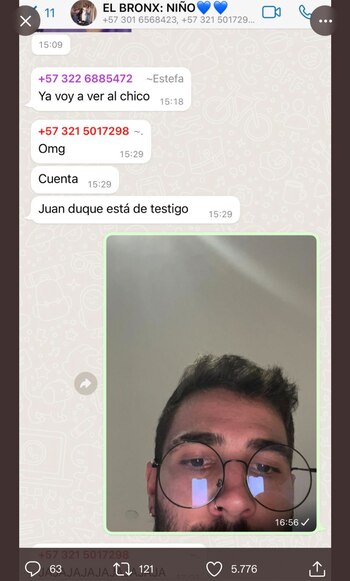 Grupo de WhatsApp que agregó