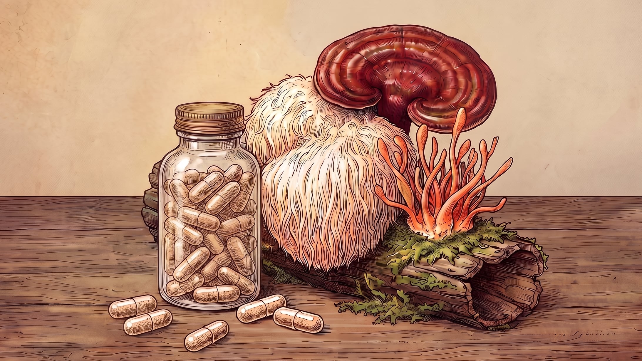 Una investigación reciente halló mejoras puntuales en bienestar psicológico, pero la evidencia sobre los suplementos de hongos sigue siendo limitada (Imagen Ilustrativa Infobae)