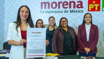 Julieta Ramírez participa en el proceso interno para buscar la candidatura de Baja California. (X/@JulietaRamirezP)