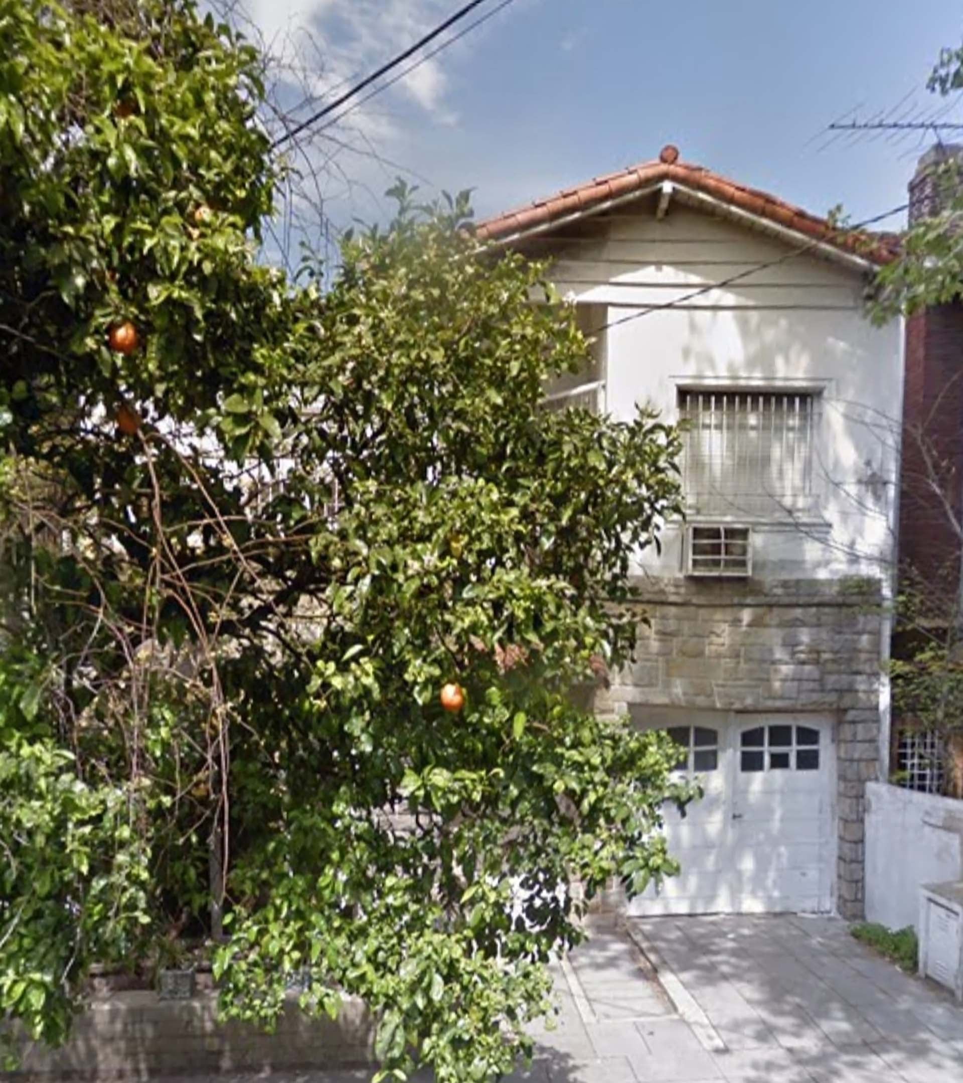 Este era el chalet de Lily y su hermano Luis en la zona norte del conurbano bonaerense