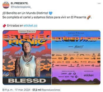 Blessd completó el cartel del