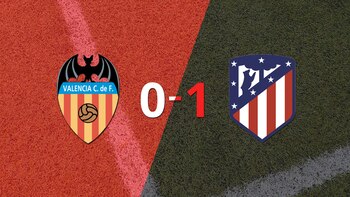 Valencia cayó en casa frente