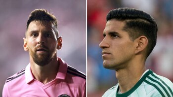 Lionel Messi y Luis Abram