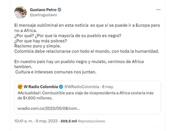 Reacciones a visita de Francia