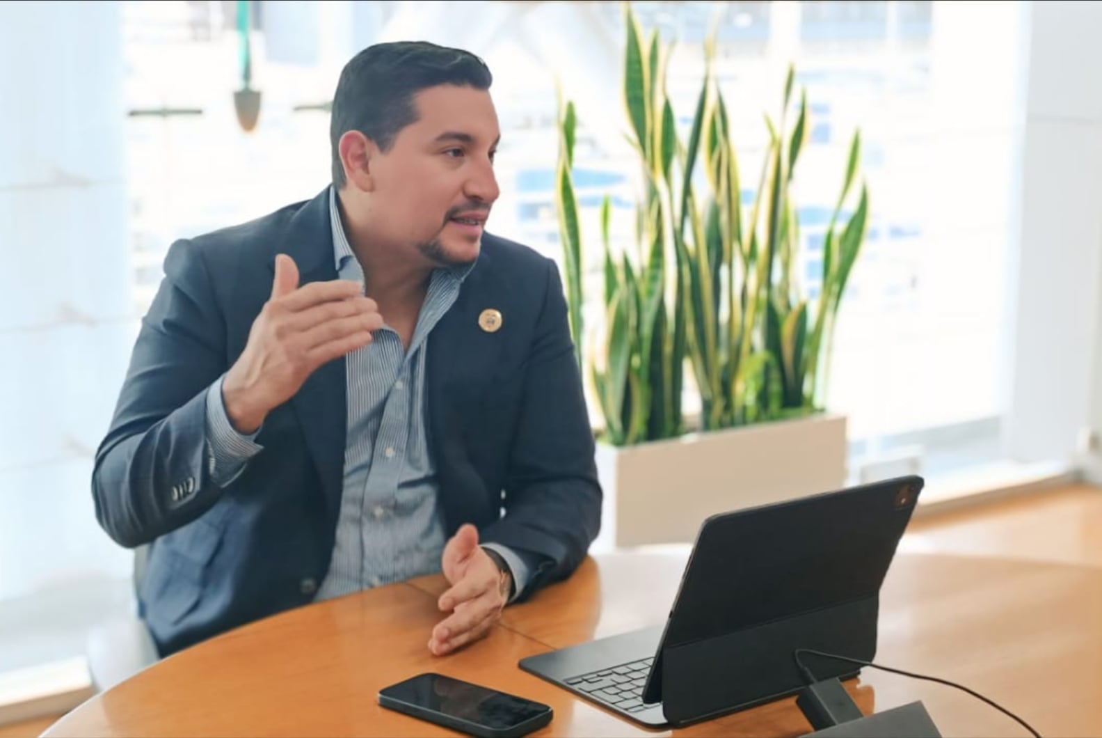 Damian Larco, exdirector del SRI ahora presidente de la Judicatura.