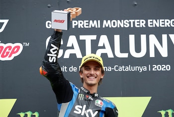 Luca Marini viene de ganar el Gran Premio de Cataluña (REUTERS/Albert Gea)