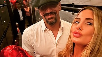 Juan Sebastián Verón y Valentina