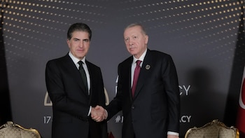 Erdogan recibe en Turquía al presidente del Kurdistán iraquí