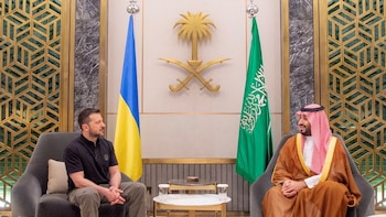 Zelensky se reunió con el príncipe heredero saudí para profundizar la cooperación en seguridad, energía y alimentación