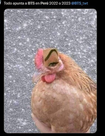 Memes sobre BTS en Perú.