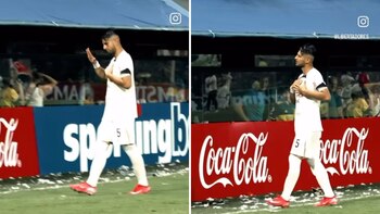 Carlos Zambrano realizó gesto a