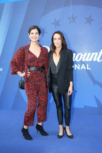 Soledad Villamil, de mono estampado