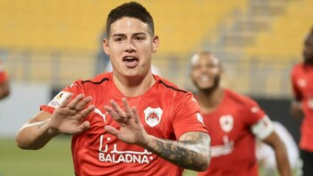 James Rodríguez reaparece en la