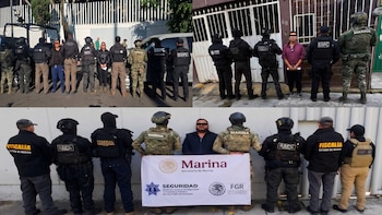 Detienen a cuatro agentes de la Fiscalía Edomex por presunta extorsión y secuestro exprés: les aseguran armas, cartuchos y drogas sintéticas