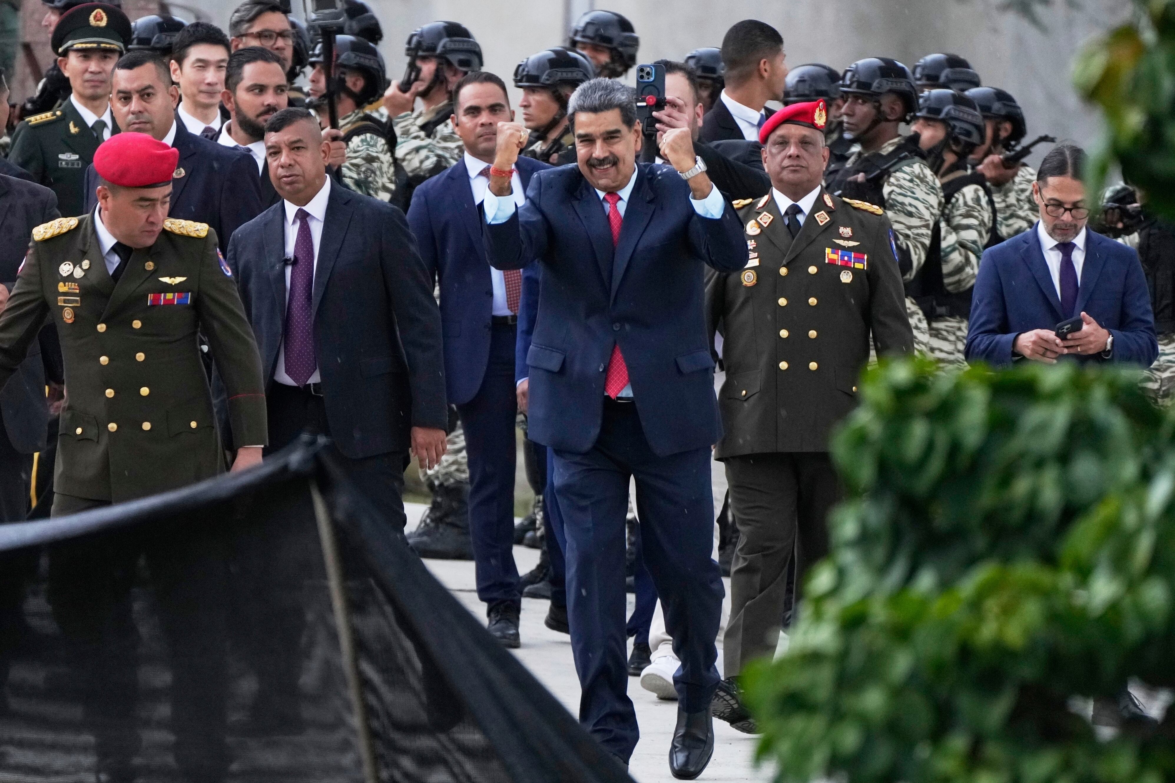 El jefe del régimen de Venezuela, Nicolás Maduro,  ya tiene precio para el gobierno de Estados Unidos - crédito AP