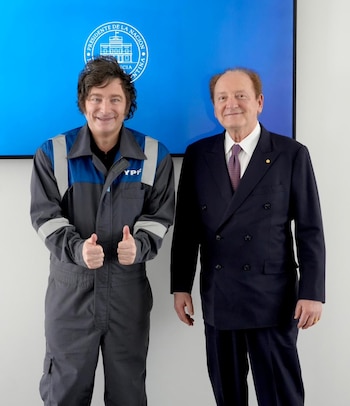 Javier Milei y Robert C.