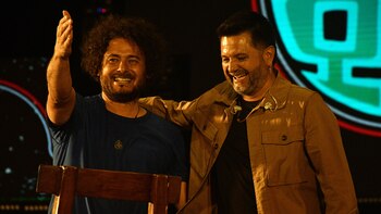 Raly Barrionuevo y Jorge Rojas,