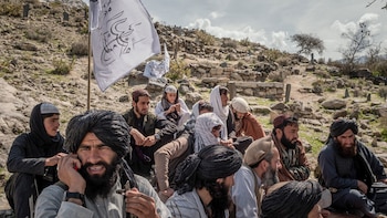 Integrantes de los talibanes el