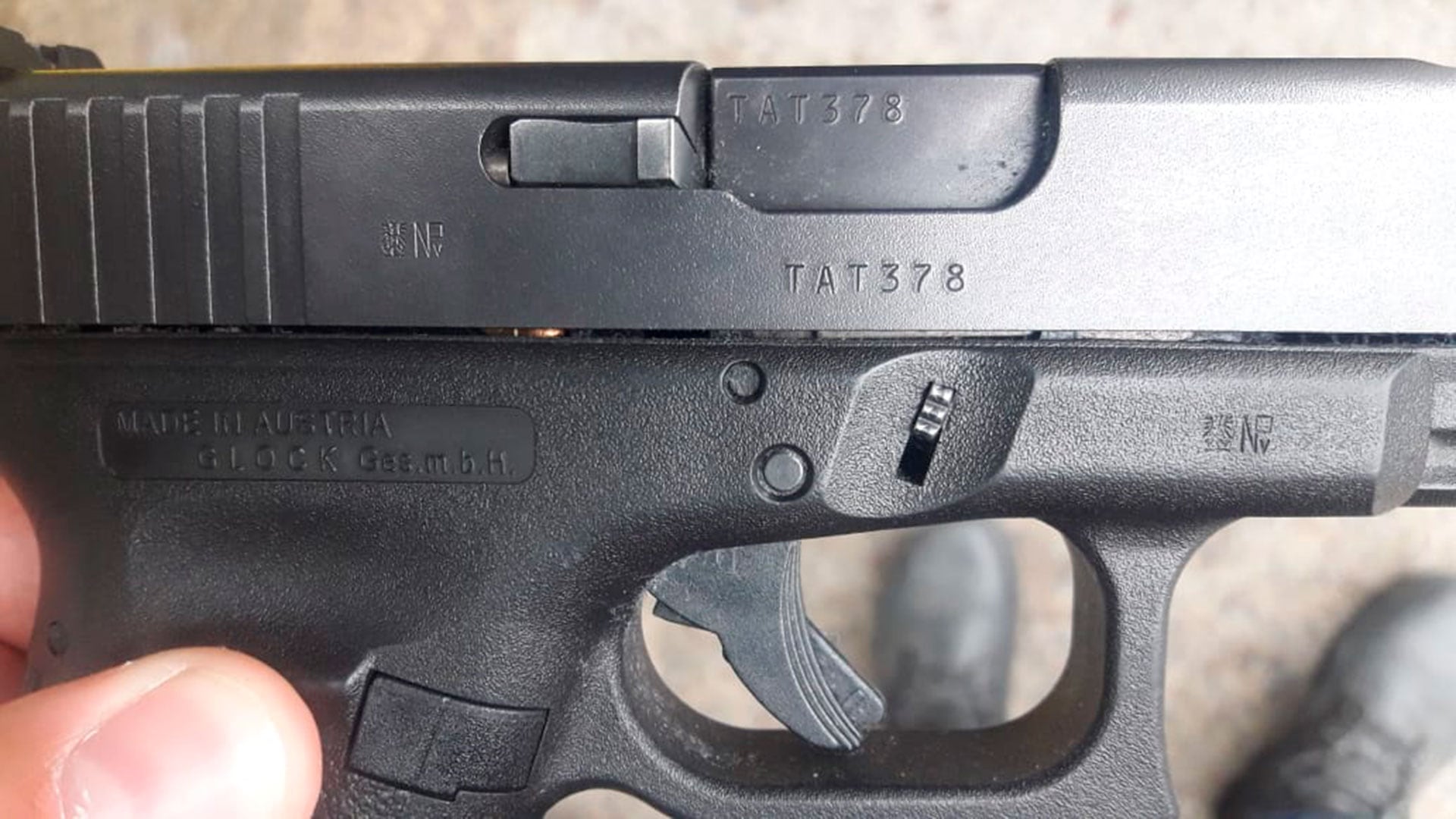 La pistola Glock de Guastini