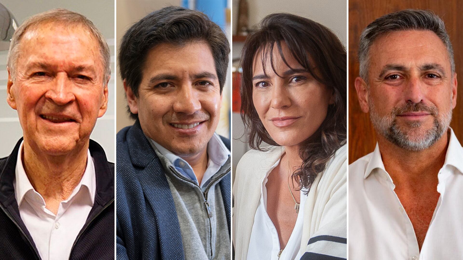 Juan Schiaretti, Gonzalo Roca, Natalia de la Sota y Ramón Metres, los principales candidatos de Córdoba