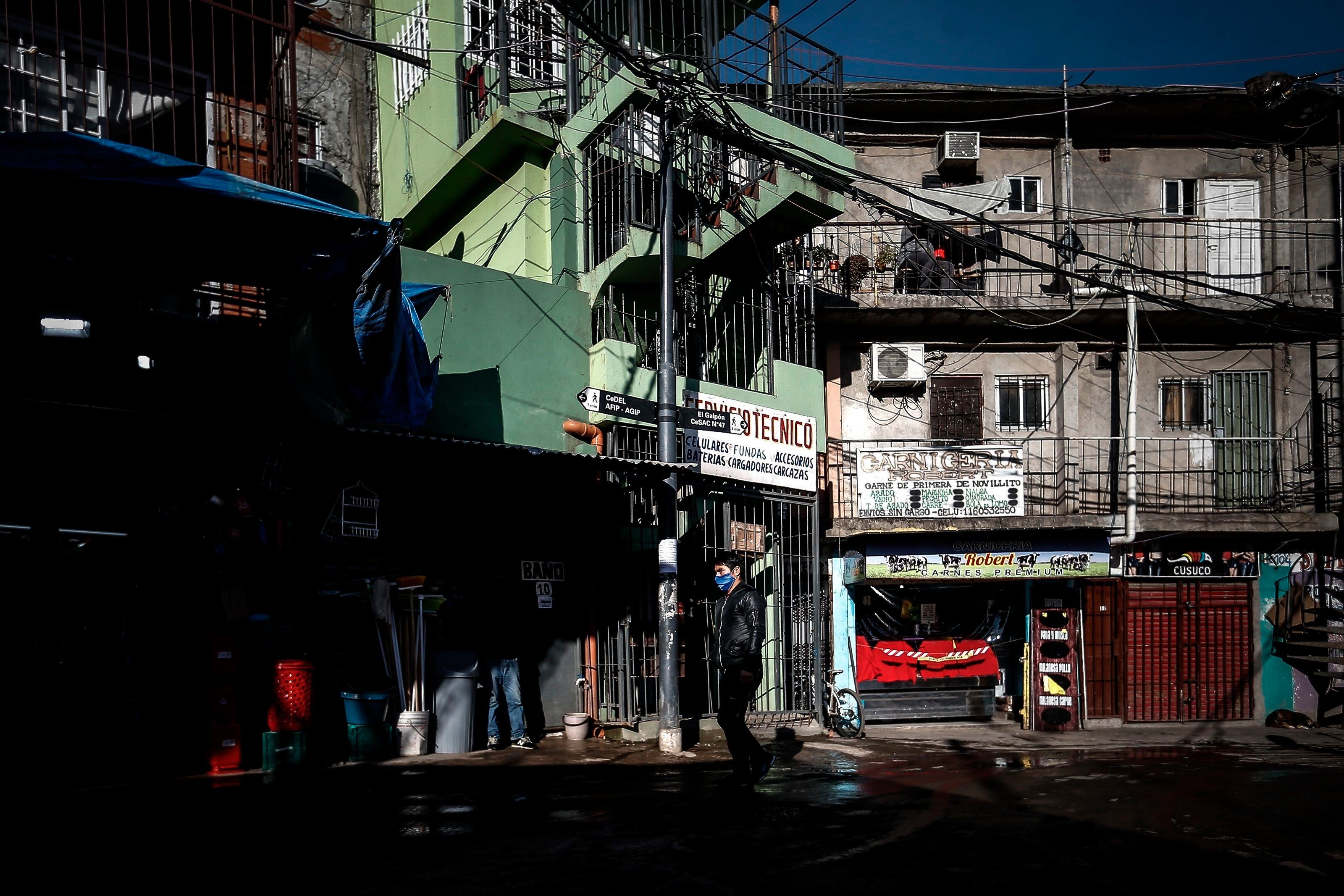 La Villa 31, donde ocurrieron los hechos (EFE/Juan Ignacio Roncoroni)