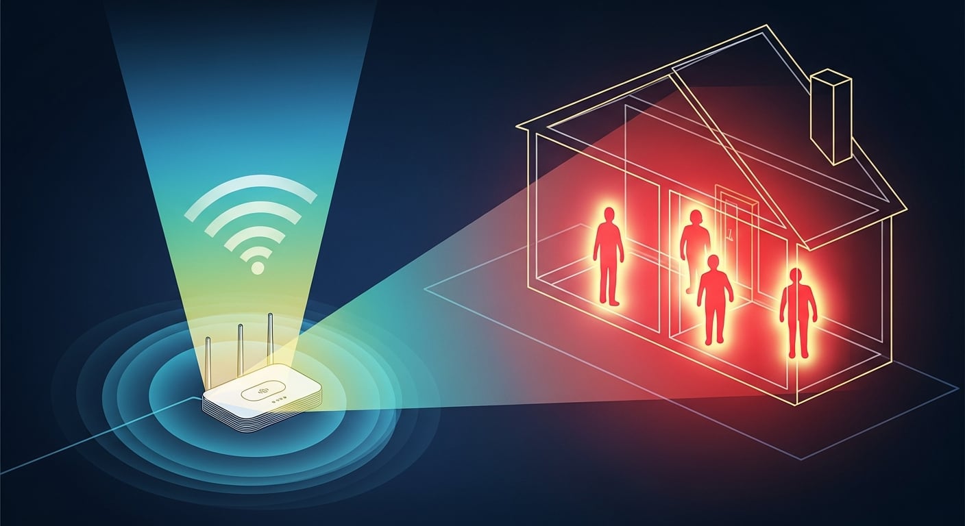 El sistema aprovecha Channel State Information para interpretar variaciones en las señales WiFi causadas por el movimiento corporal. (Imagen Ilustrativa Infobae)