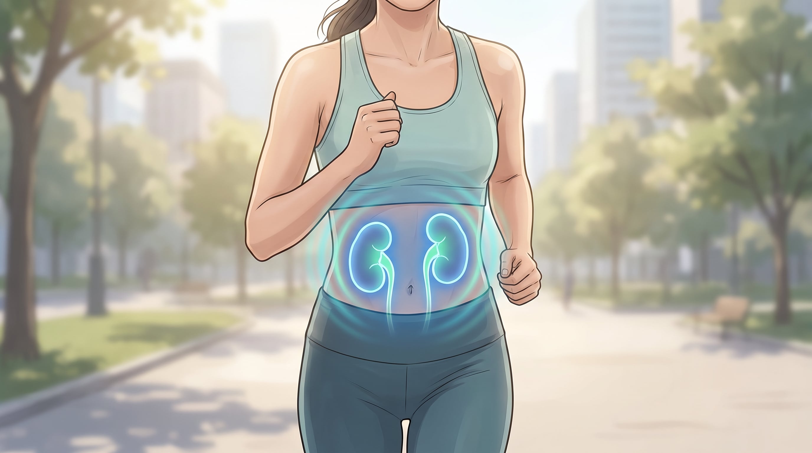 Un estudio vinculó una mayor aptitud cardiorrespiratoria con una pérdida más lenta de función renal en adultos con riñones sanos. (Imagen Ilustrativa Infobae)