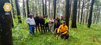 Cuatro estudiantes de 21 años se extraviaron durante una caminata en Los Dinamos, en la alcaldía La Magdalena Contreras.. Crédito: Especial